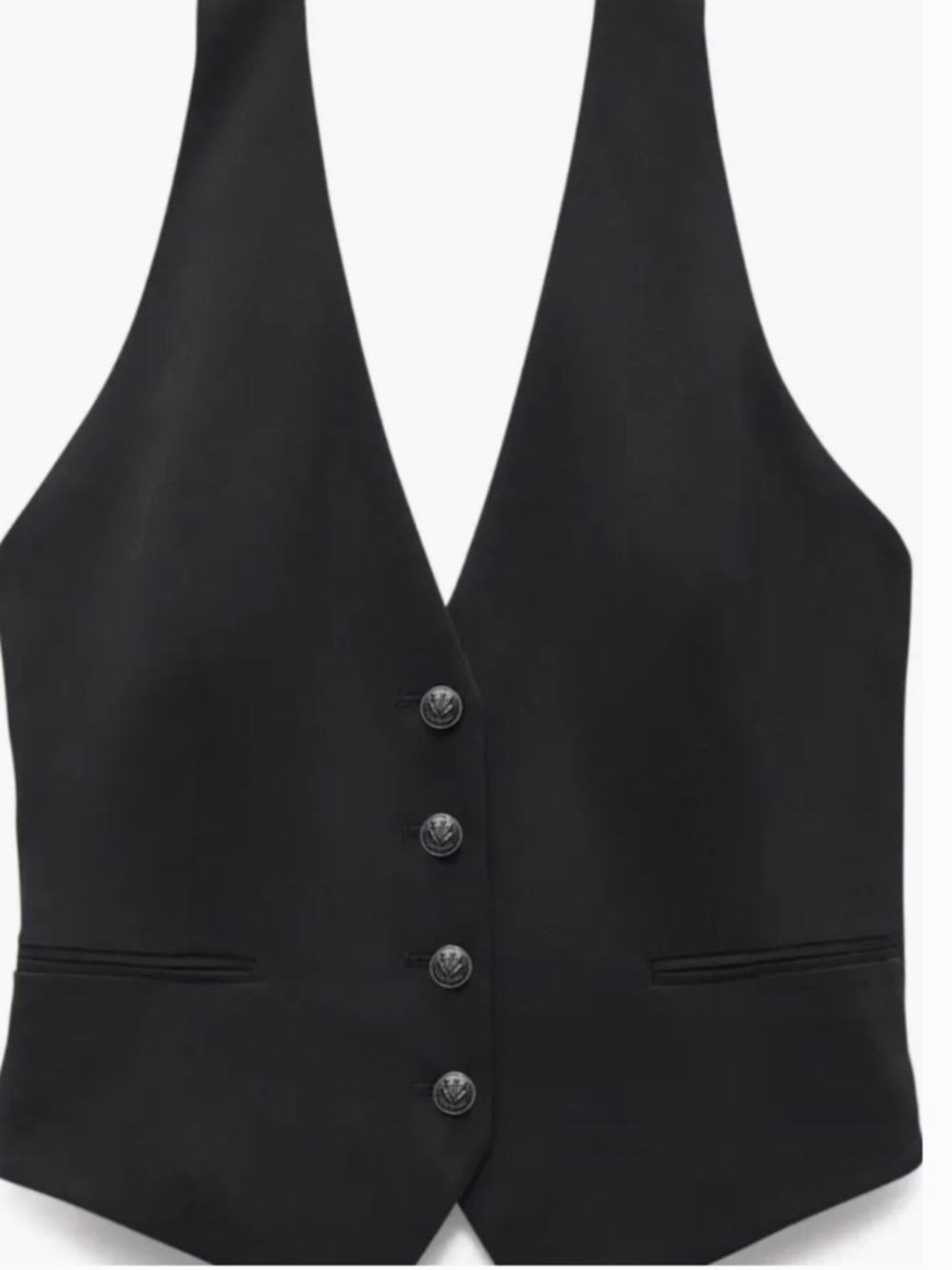 Rag & Bone Women's Black Vest - Picture 3 of 3